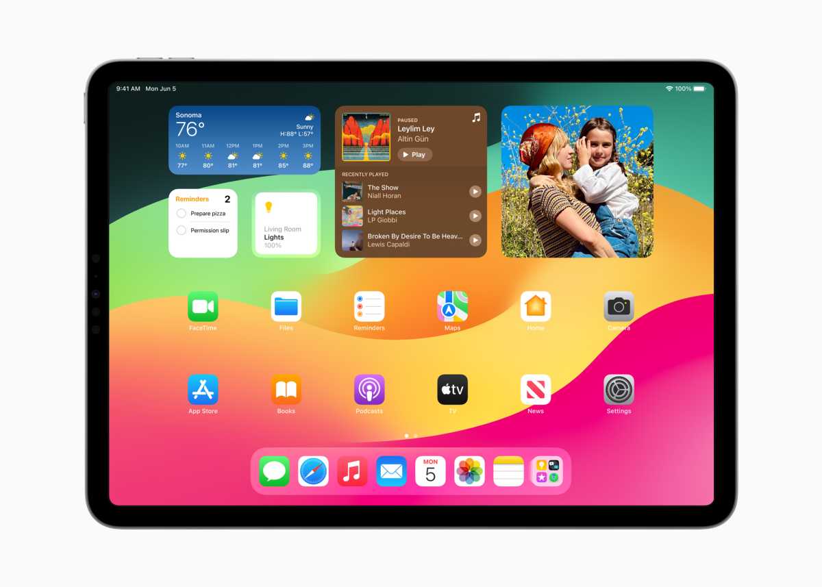 Widgety pro iPadOS 17