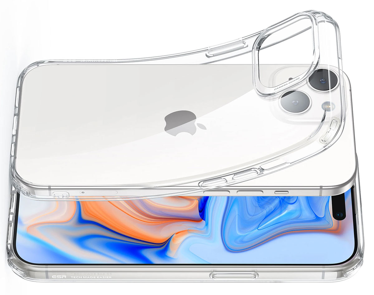 ESR iPhone 15 Zero Clear Case - Cenově výhodné čiré pouzdro pro iPhone 15