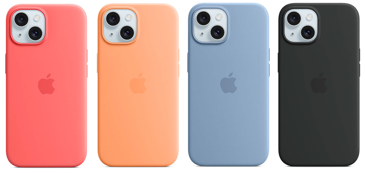 Apple iPhone 15 Silikonové pouzdro s MagSafe - Oblíbená, barevná řada pouzder značky Apple