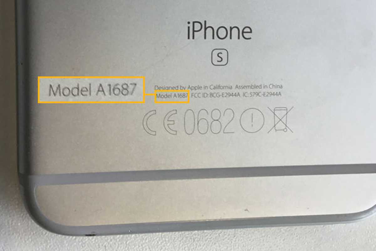 Číslo modelu iPhone 3GS