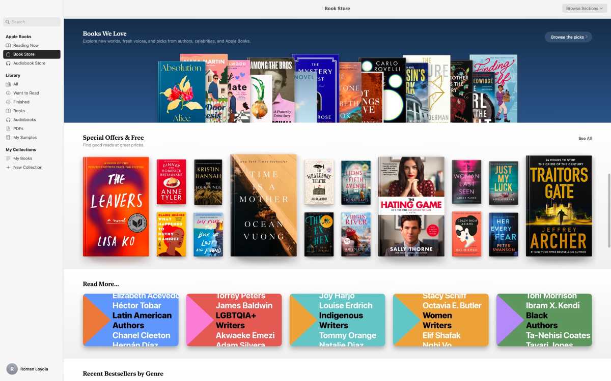 Apple Books pro macOS