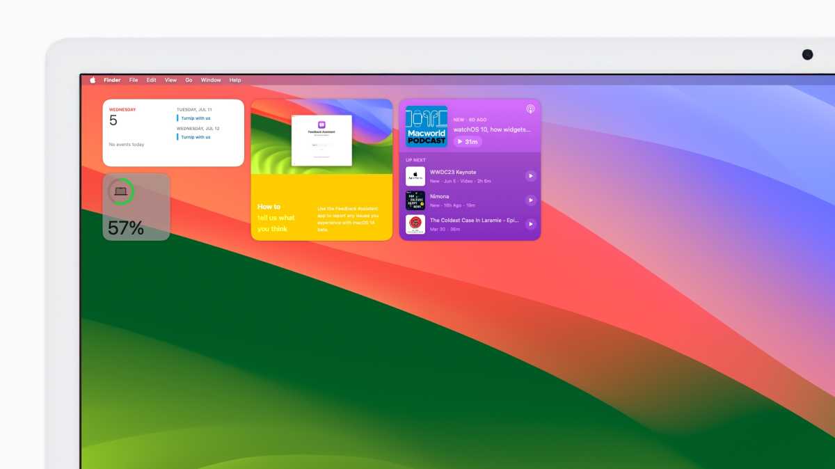 Widgety Sonoma Desktop