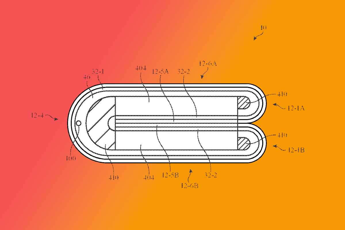 Apple patentovaný skládací iPhone